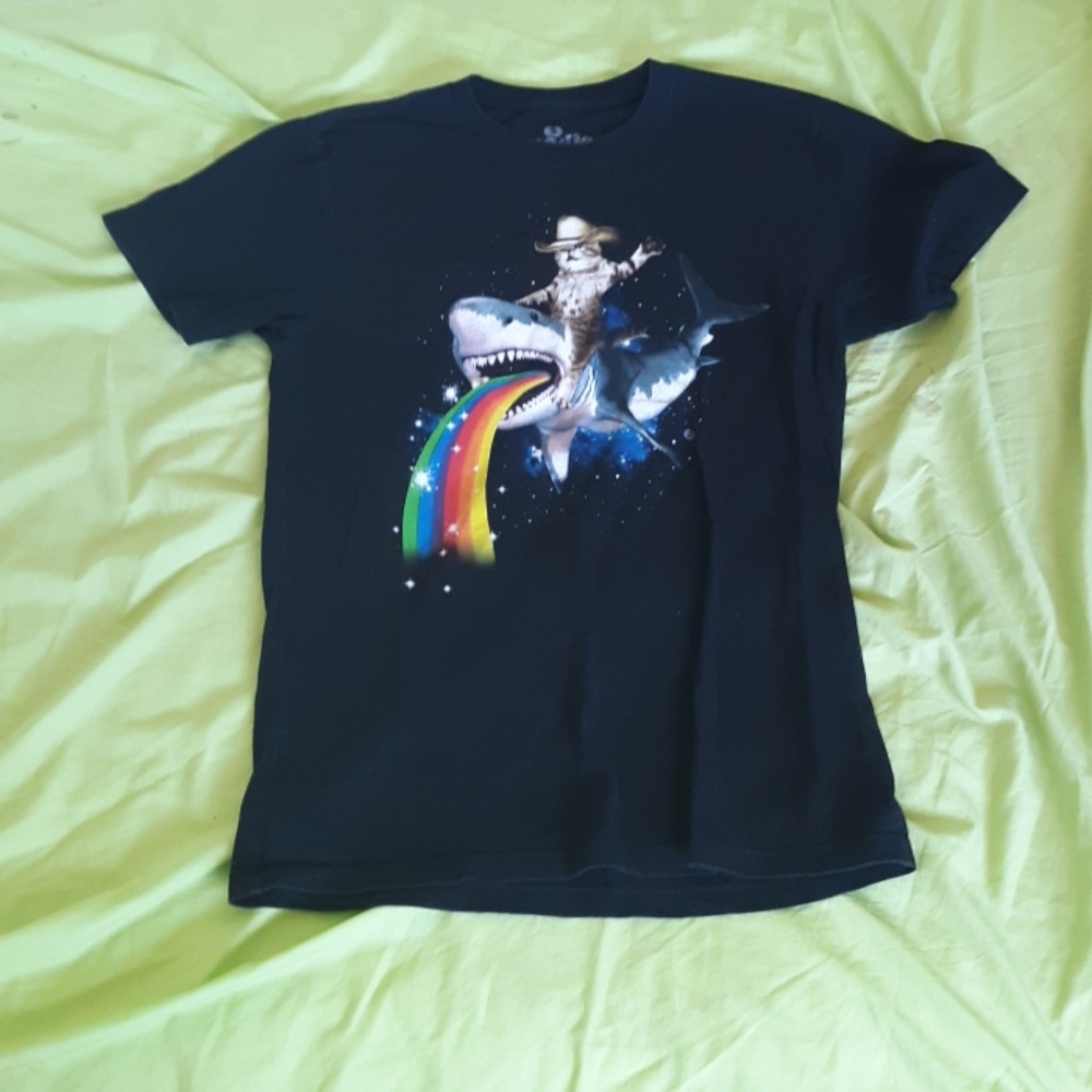 Black graphic shirt